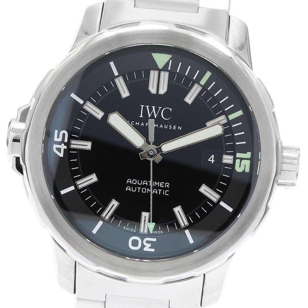 IWC SCHAFFHAUSEN IW329002 Aquatimer Date Automatic Men's Watch Excellent Condition