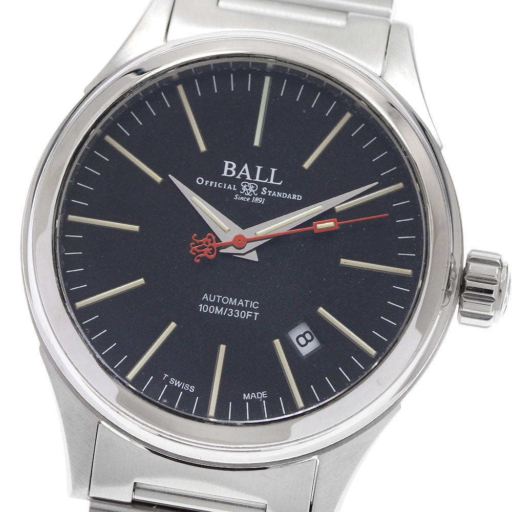 BALLWATCH NM2188C-S3-BK Fireman Date Automatic Men's Watch