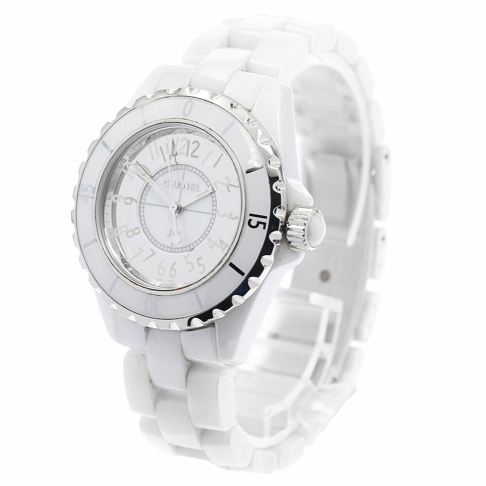 CHANEL H4861 J12 Mirror White Ceramic Quartz Women's Watch