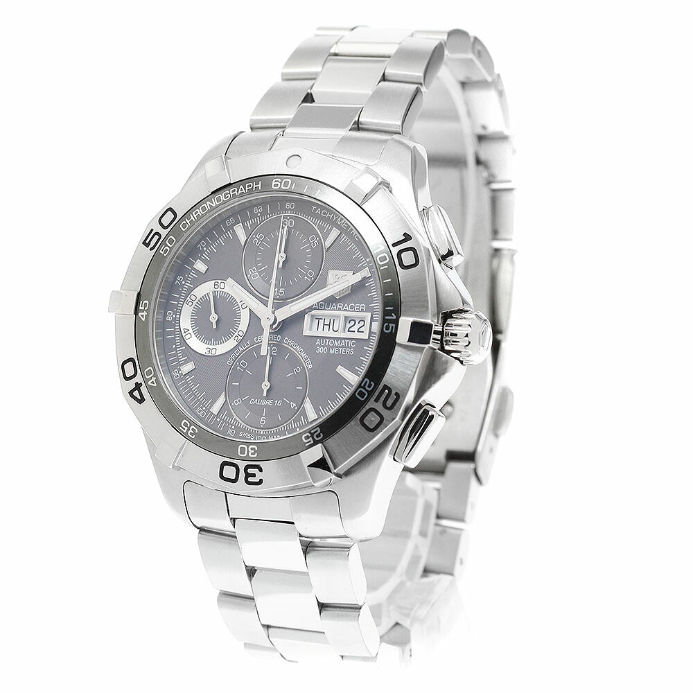 TAG Heuer CAF5011 Aquaracer Caliber 16 Day-Date Chronograph Automatic Men's Watch (Good Condition)