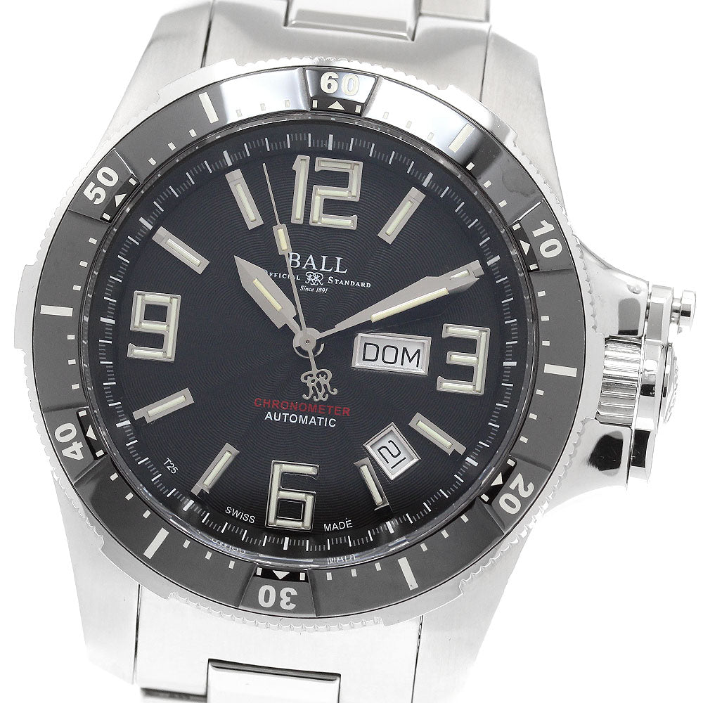 BALL WATCH DM2076C Engineer Hydrocarbon Day-Date Automatic Men's Watch (Good Condition)