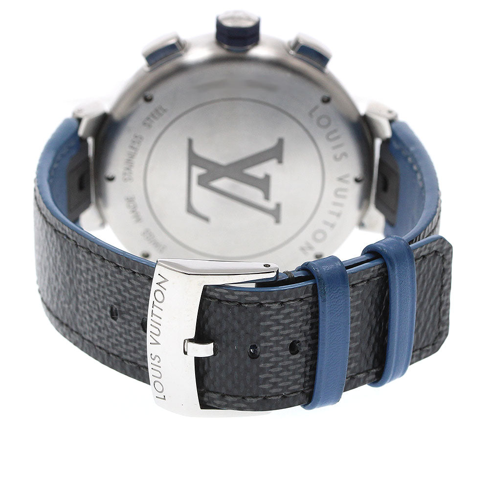 LOUIS VUITTON Q1A61 Tambour Regatta Automatic Chronograph Self-winding Men's Watch