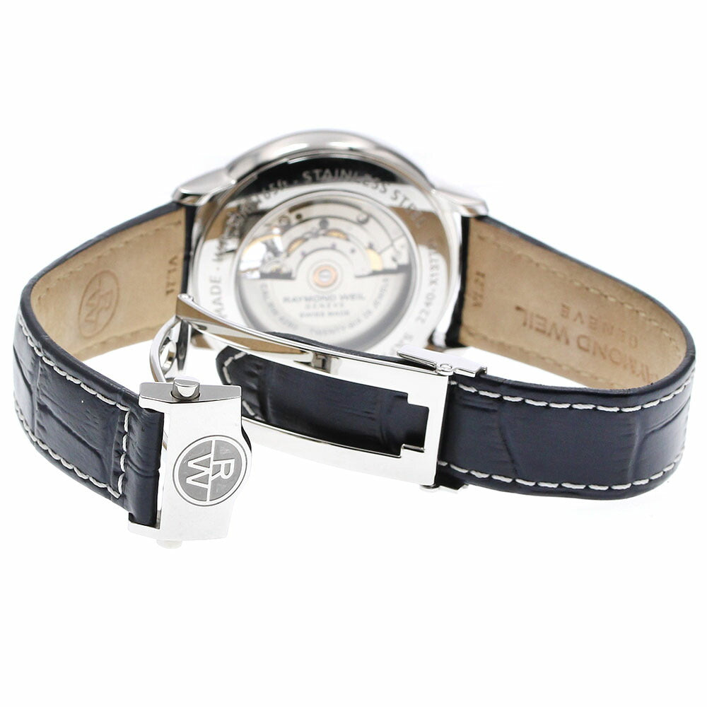RAYMOND WEIL 2240-STC-J0508 Maestro Japan Limited Edition Moon Phase Automatic Men's Watch Excellent Condition with Box and Warranty Card