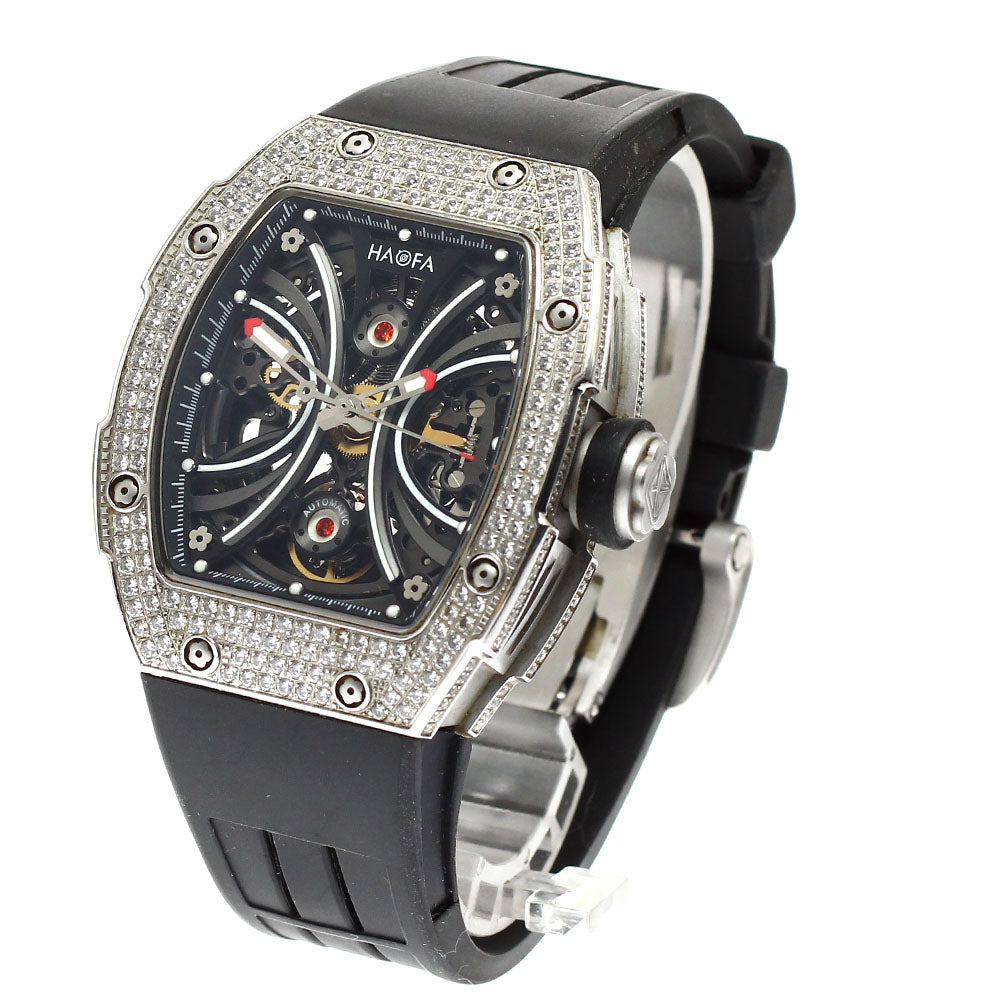 HAOFA 1909L Mechanical Crystal Bezel Automatic Men's Watch