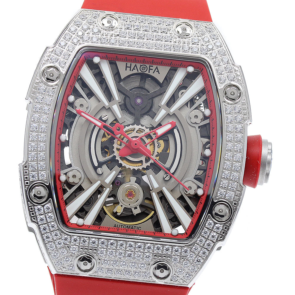 HAOFA 1907L Mechanical Crystal Bezel Automatic Men's Watch Excellent Condition with Box