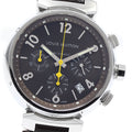 LOUIS VUITTON Q1121 Tambour Date Chronograph Automatic Men's Watch