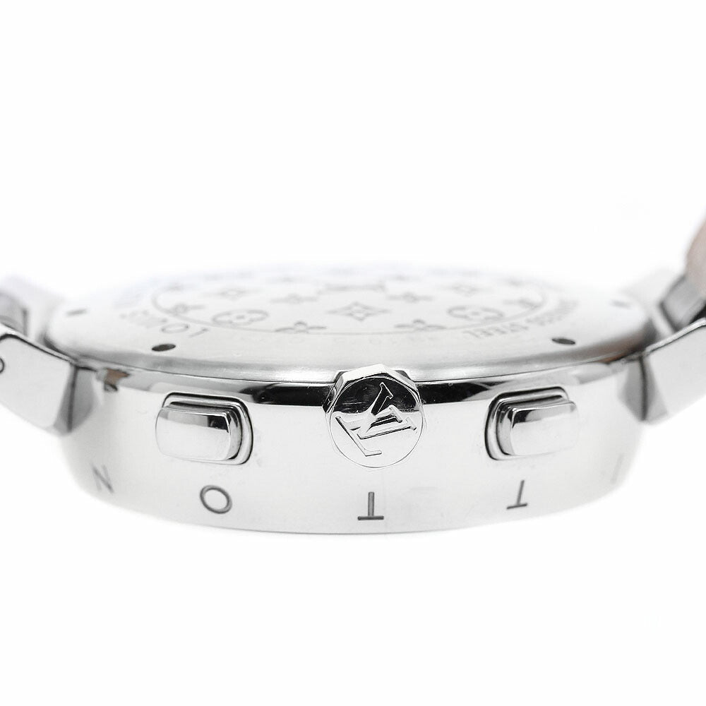 LOUIS VUITTON Q1121 Tambour Date Chronograph Automatic Men's Watch