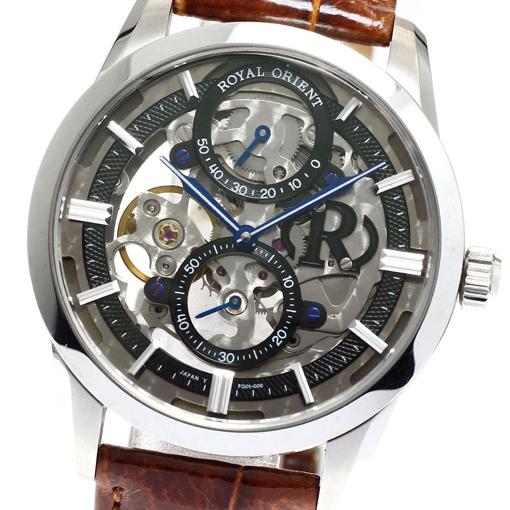 ORIENT FQ01-C00 Royal Power Reserve Manual Winding Men's Watch with Box