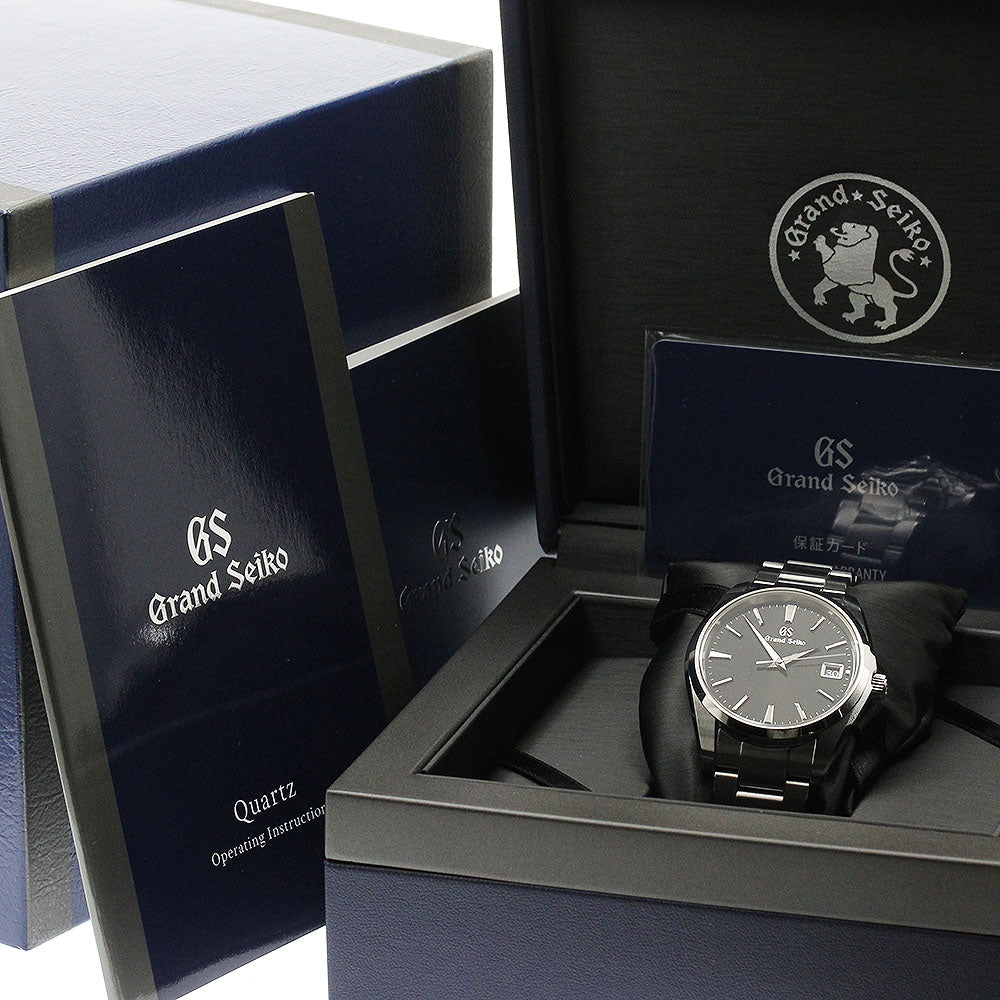 SEIKO SBGP011/9F85-0AC0 Grand Heritage Collection Date Quartz Men's Watch Excellent Condition with Box and Warranty Card