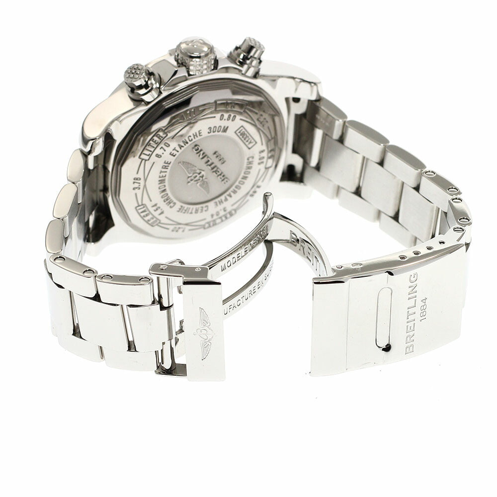 BREITLING A13381 Avenger II Date Chronograph Automatic Men's Watch Excellent Condition with Box and Warranty Card