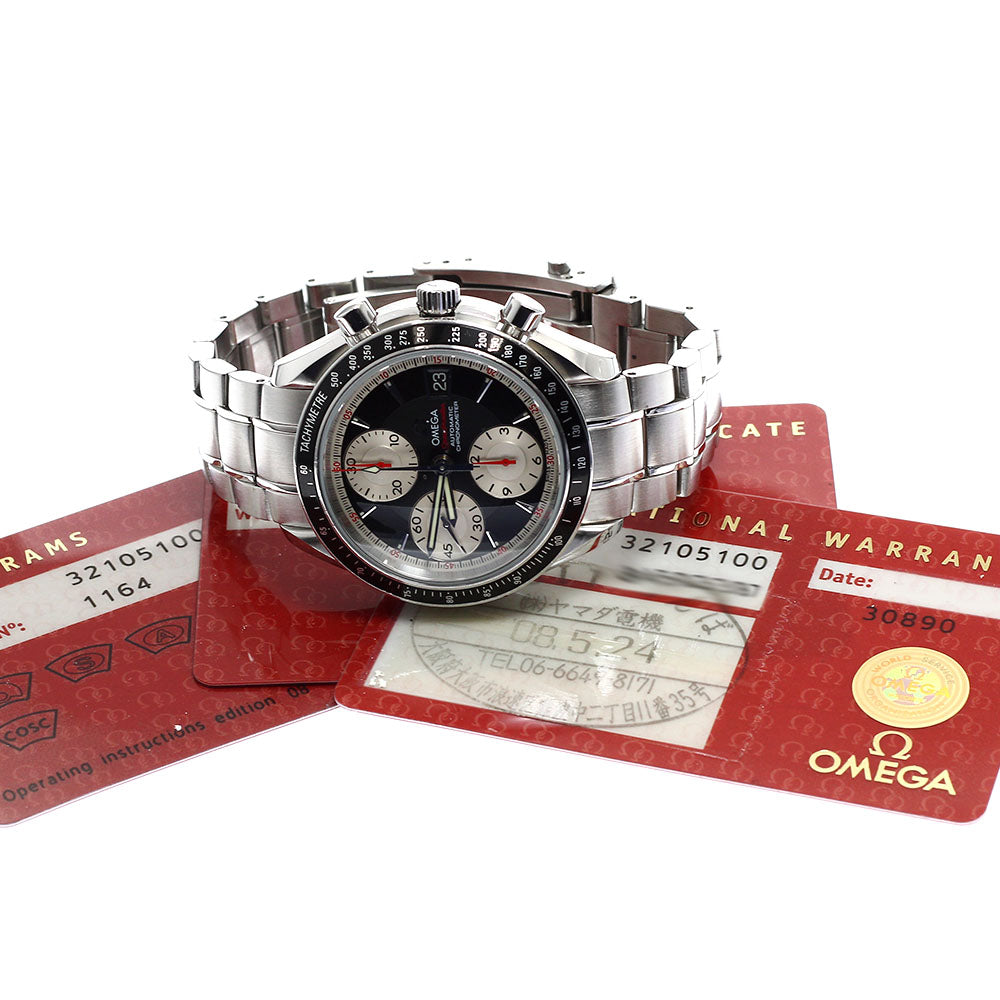 OMEGA 3210.51 Speedmaster Date Chronograph Automatic Men's Watch Excellent Condition with Warranty.