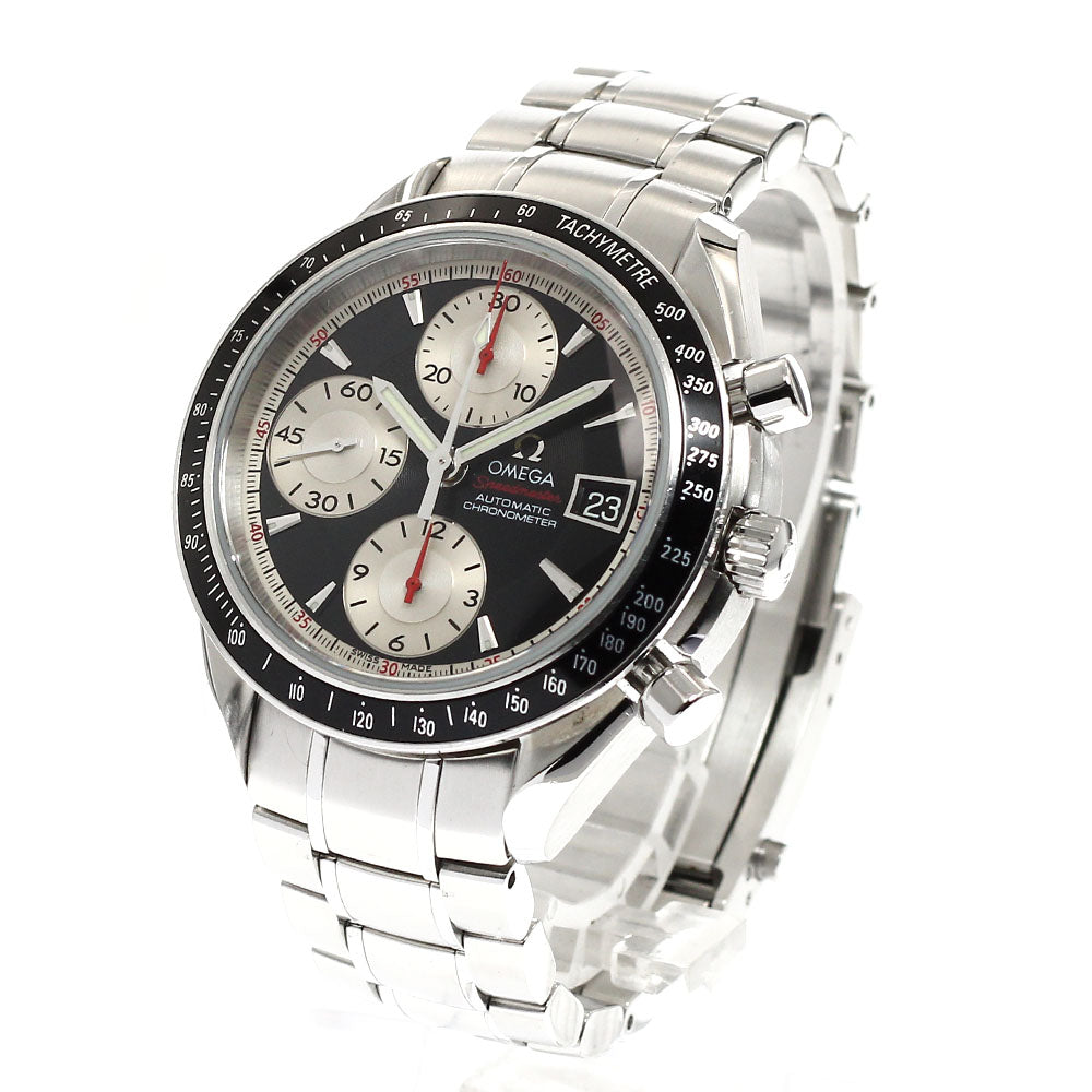 OMEGA 3210.51 Speedmaster Date Chronograph Automatic Men's Watch Excellent Condition with Warranty.