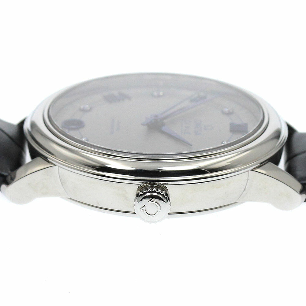 OMEGA 424.13.33.20.56.002 De Ville Prestige 6P Diamond Automatic Ladies Watch Excellent Condition