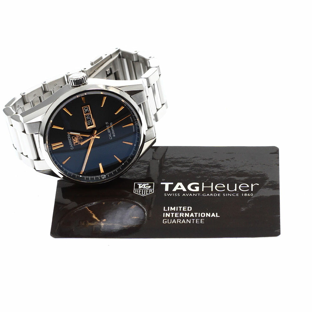 TAG Heuer WAR201C-1 Carrera Caliber 5 Day-Date Automatic Men's Watch Excellent Condition with Warranty.