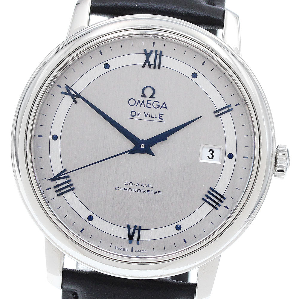 OMEGA 424.13.40.20.02.003 De Ville Prestige Co-Axial Automatic Men's Watch Excellent Condition with Warranty.