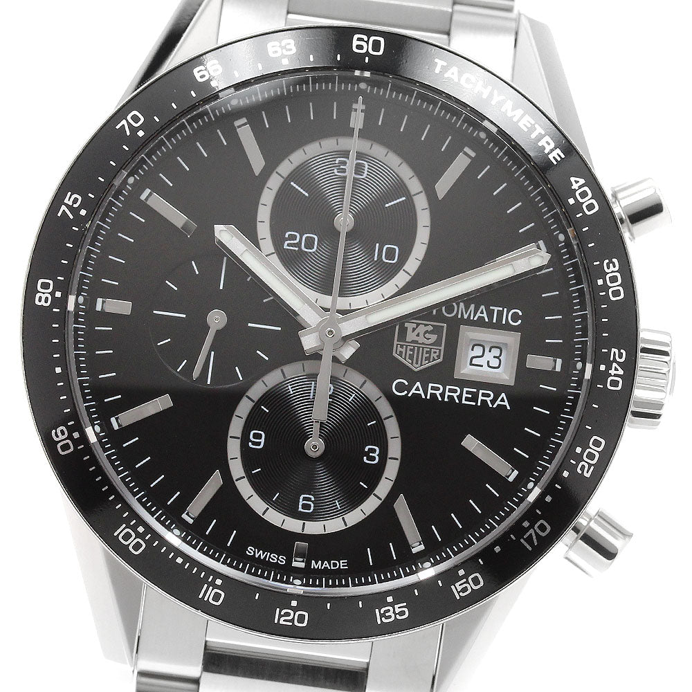 TAG Heuer CV201AL-1 Carrera Chronograph Date Automatic Men's Watch Excellent Condition with Box