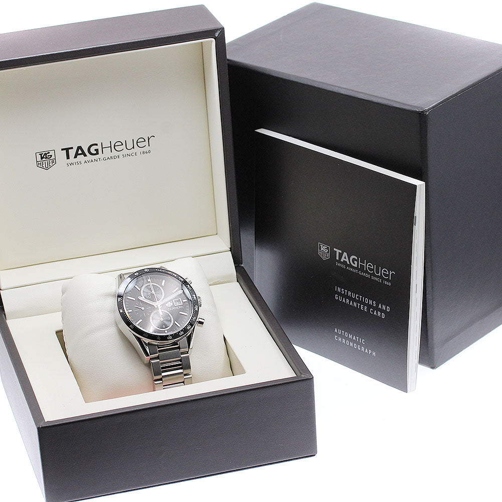 TAG Heuer CV201AL-1 Carrera Chronograph Date Automatic Men's Watch Excellent Condition with Box