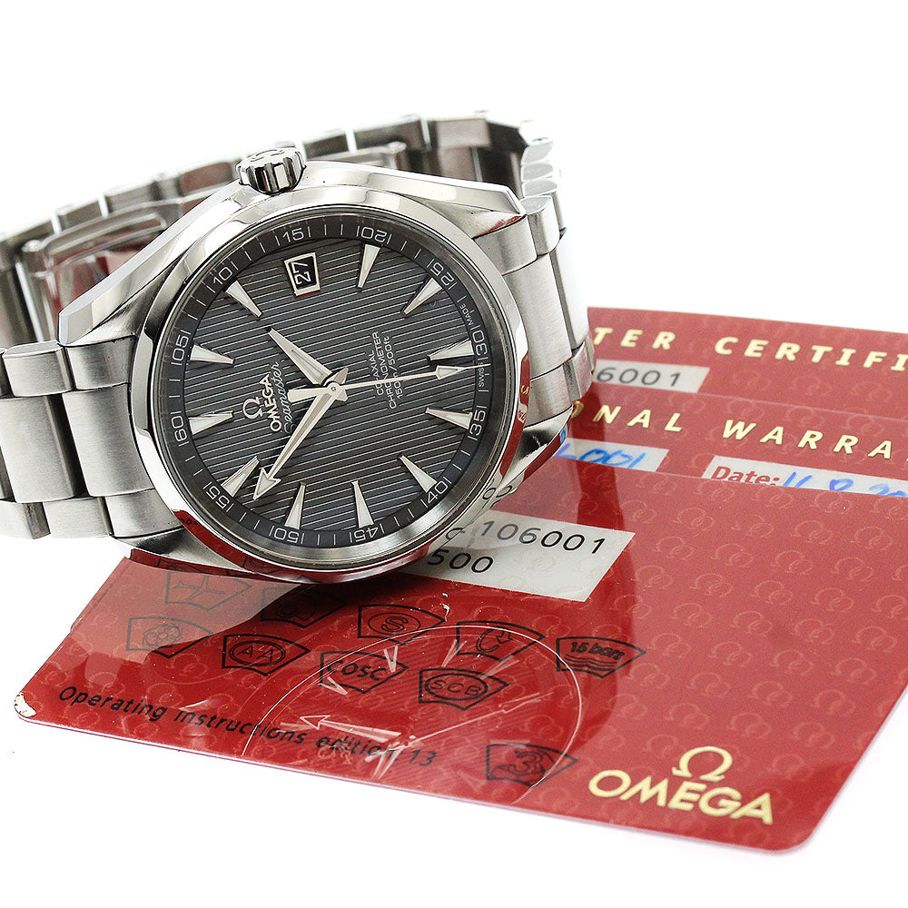 OMEGA 231.10.42.21.06.001 Seamaster Aqua Terra 150M Co-Axial Chronometer Automatic Men's Watch with Warranty