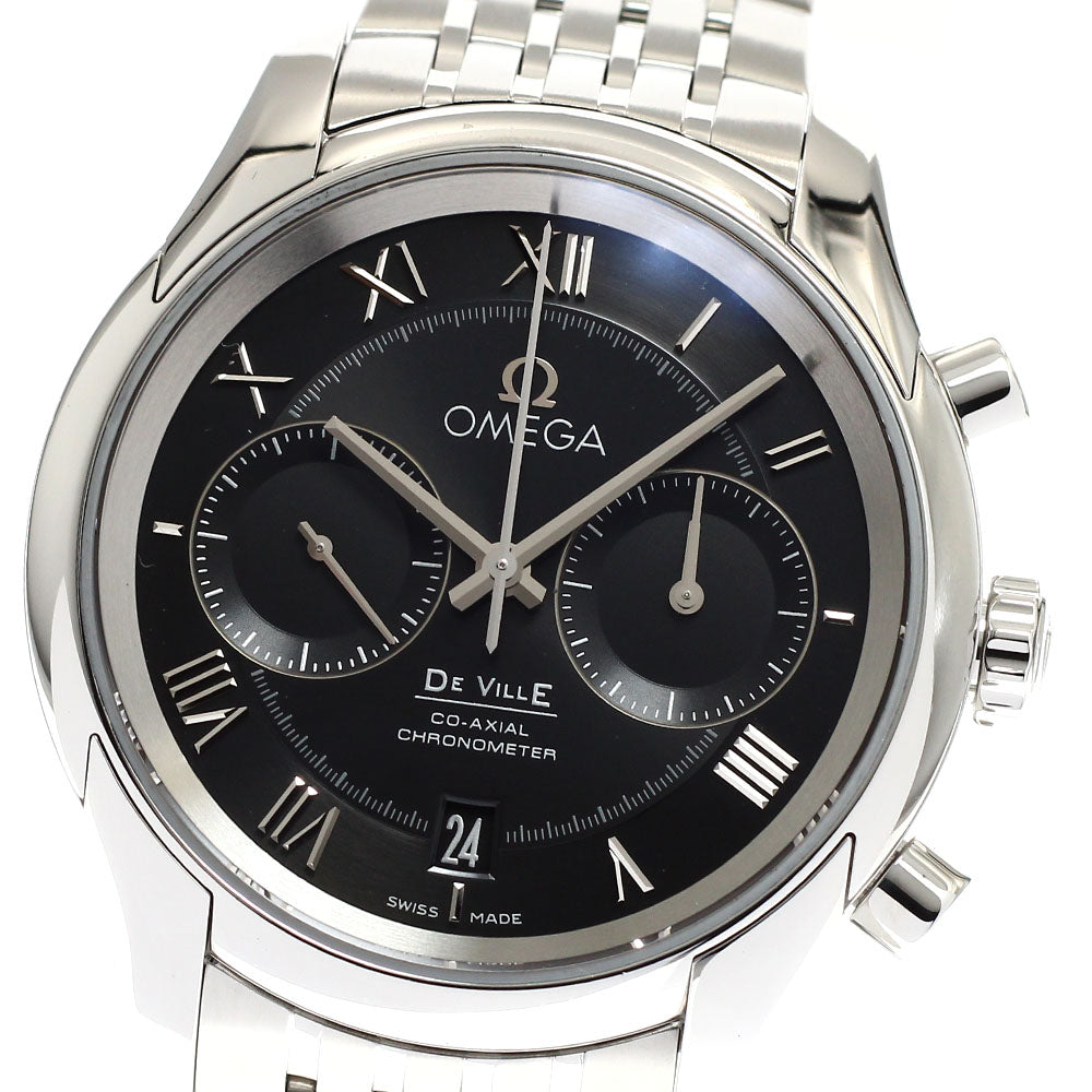 OMEGA 431.10.42.51.01.001 De Ville Co-Axial Chronograph Automatic Men's Watch Excellent Condition with Warranty.