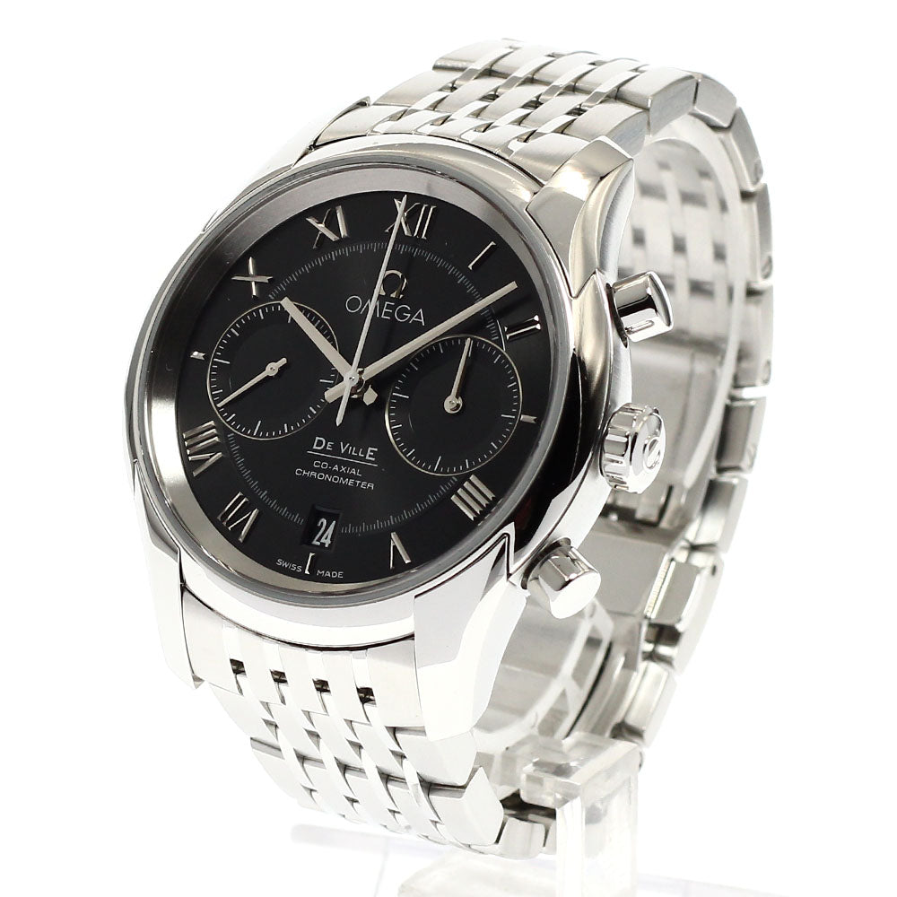 OMEGA 431.10.42.51.01.001 De Ville Co-Axial Chronograph Automatic Men's Watch Excellent Condition with Warranty.