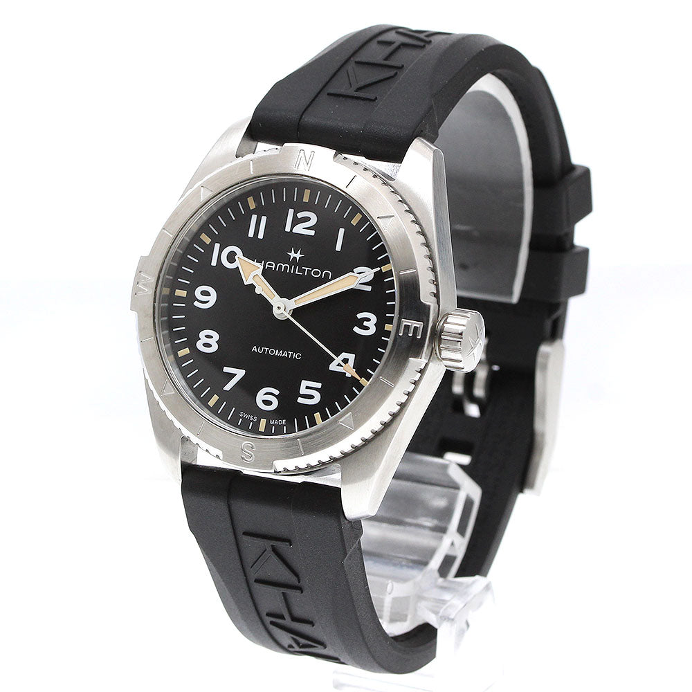 HAMILTON H702250 Khaki Field Expedition Automatic Men's Watch Excellent Condition with Box and Warranty Card