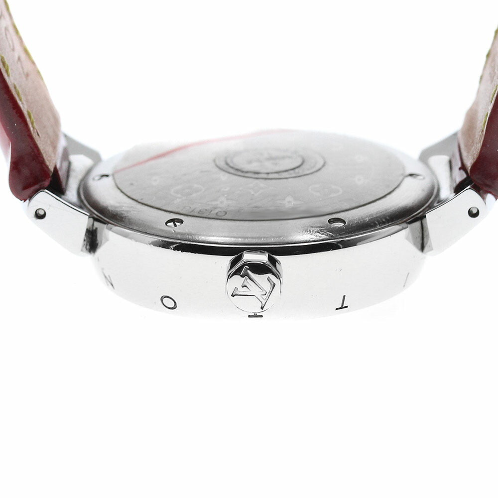 LOUIS VUITTON Q1313 Tambour Hologram Date Quartz Ladies Watch