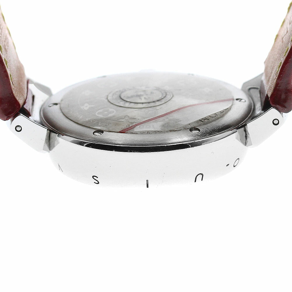 LOUIS VUITTON Q1313 Tambour Hologram Date Quartz Ladies Watch