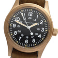 HAMILTON H694590 Khaki Field Mechanical Bronze Hand-wound Men's Watch Excellent Condition with Box and Warranty.