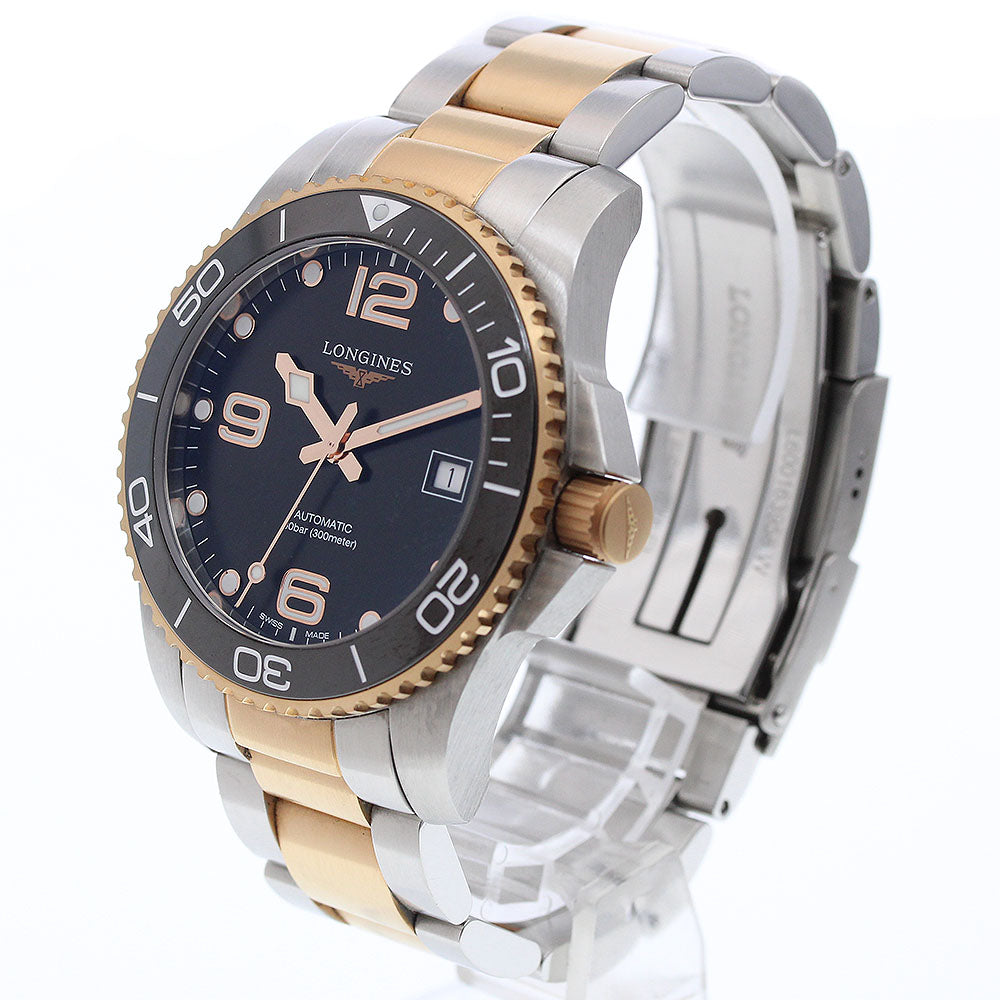 LONGINES L3.781.3 HydroConquest Date Automatic Men's Watch with Box and Warranty Card