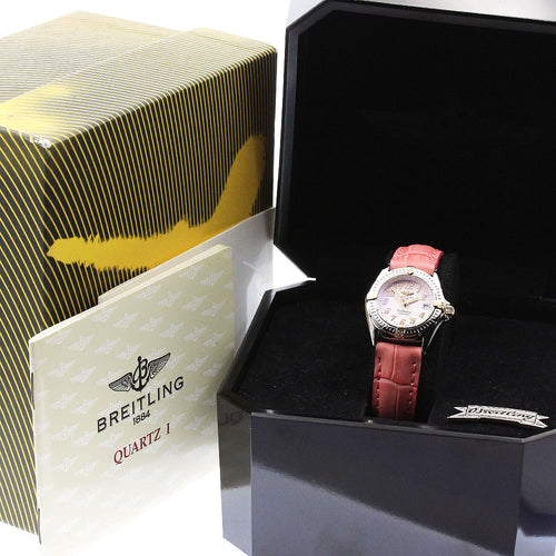 BREITLING B52345 Callistino Date Quartz Ladies Watch Excellent Condition with Box