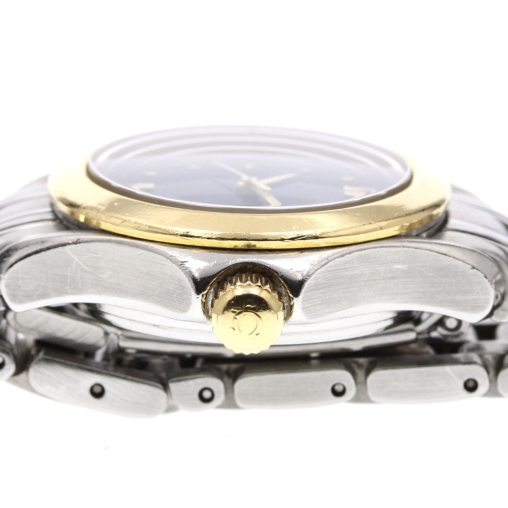 OMEGA 2481.80 Seamaster 120M YG Bezel Date Quartz Ladies Watch