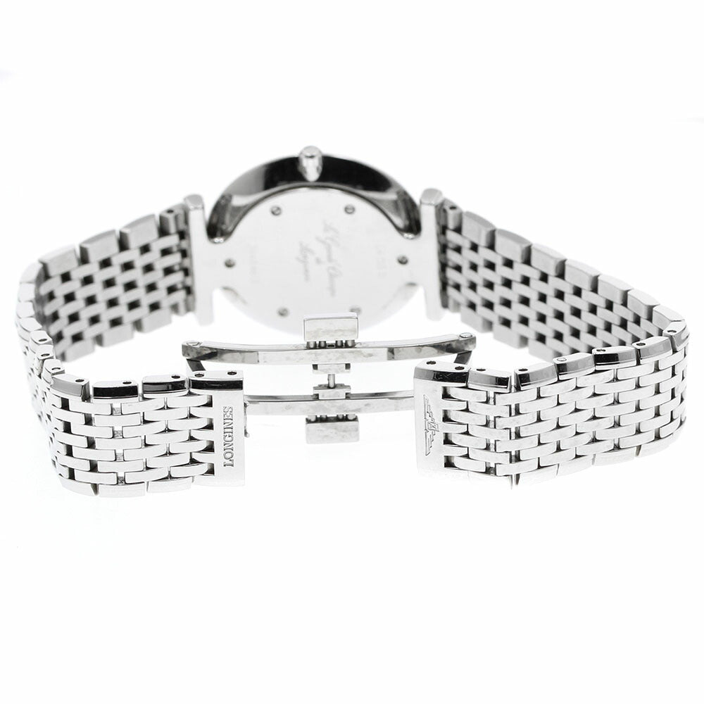 LONGINES L4.513.0.58.6 La Grande Classic Diamond Bezel 12P Diamond Quartz Ladies Watch with Warranty