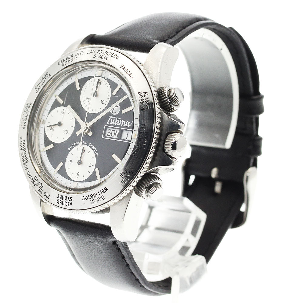 TUTIMA 793 Valjoux 7750 Chronograph Day-Date Automatic Men's Watch