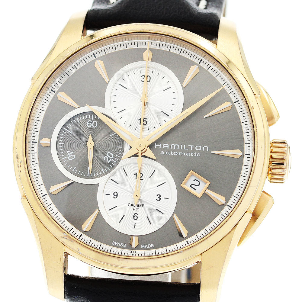Hamilton H325460 Jazzmaster Chronograph Automatic Men's Watch with Warranty Card