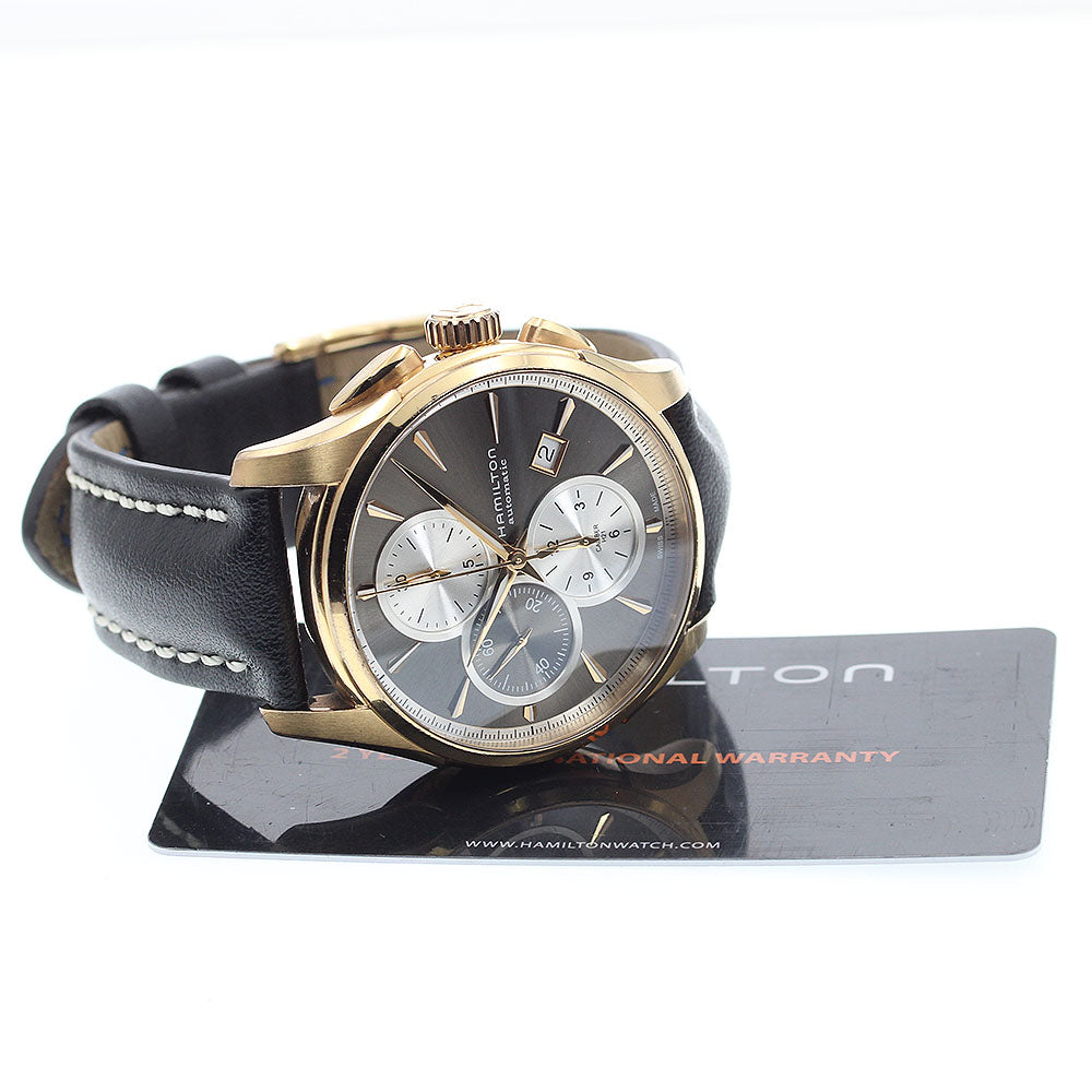 Hamilton H325460 Jazzmaster Chronograph Automatic Men's Watch with Warranty Card