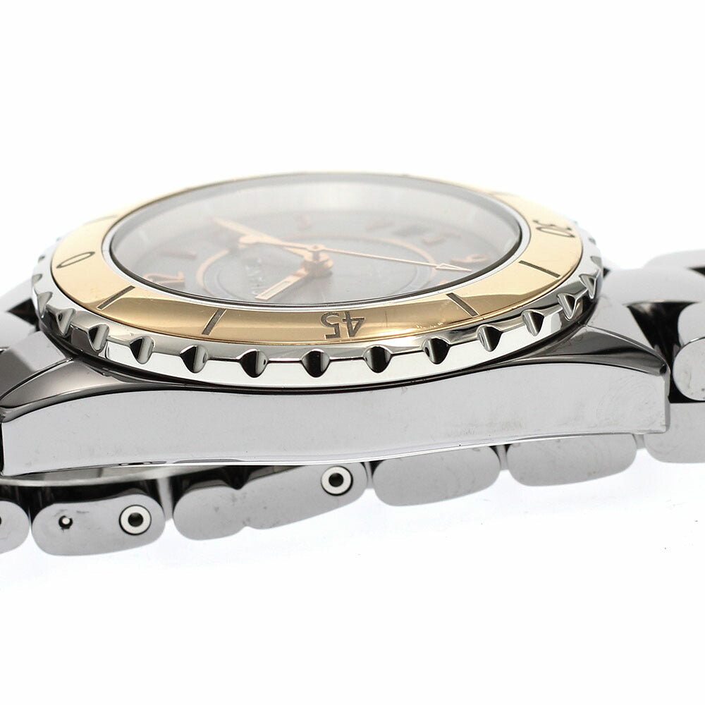 CHANEL H4185 J12 Chromatic Beige Gold Date Automatic Men's Watch