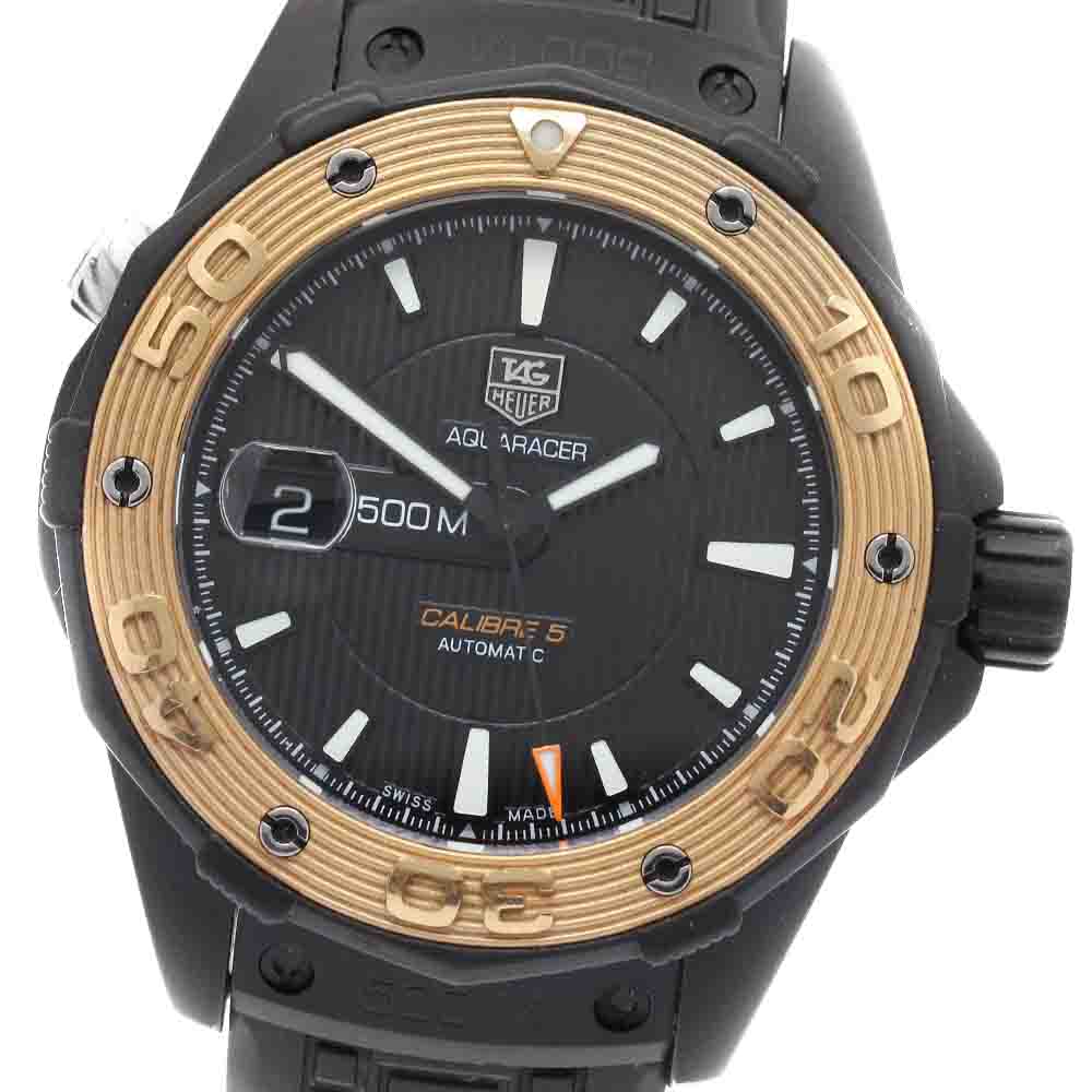 TAG Heuer WAJ2182 Aquaracer Caliber 5 Date Automatic Men's Watch (Good Condition)