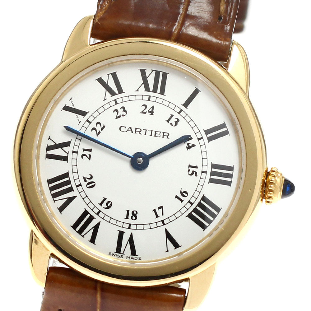 CARTIER W6700355 Ronde Solo SM K18YG Quartz Women's Watch