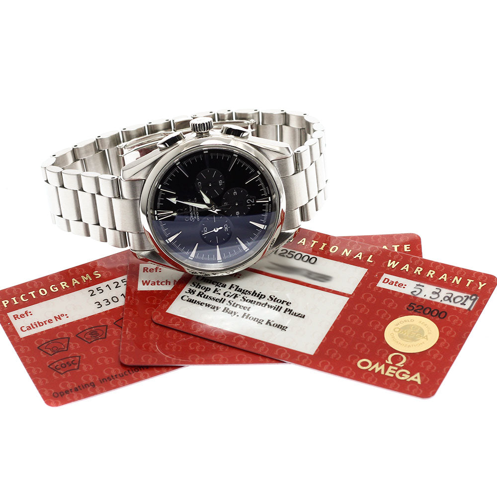 OMEGA 2512.50 Seamaster Aqua Terra Chronograph Automatic Men's Watch Excellent Condition with Warranty.