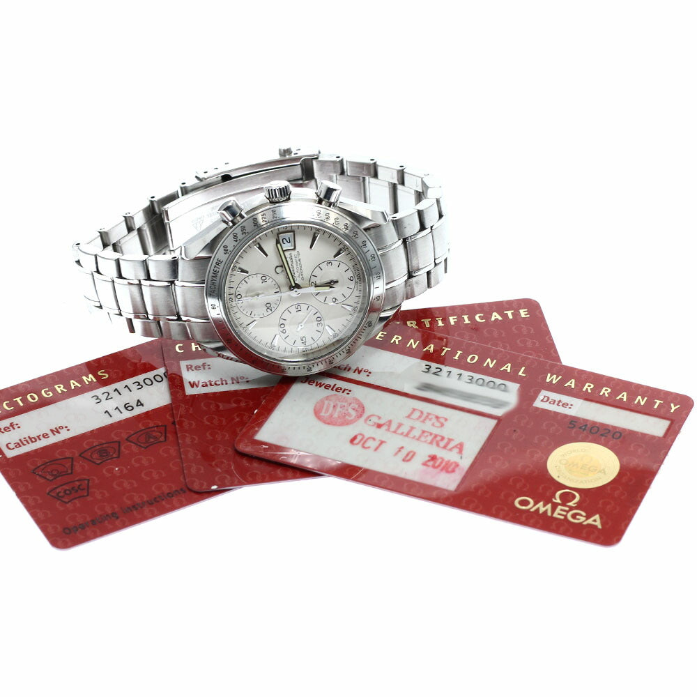 OMEGA 3211.30 Speedmaster Date Chronograph Automatic Men's Watch with Warranty