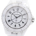 CHANEL H5698 J12 Caliber 12.2 White Ceramic Quartz Women's Watch with Warranty Card