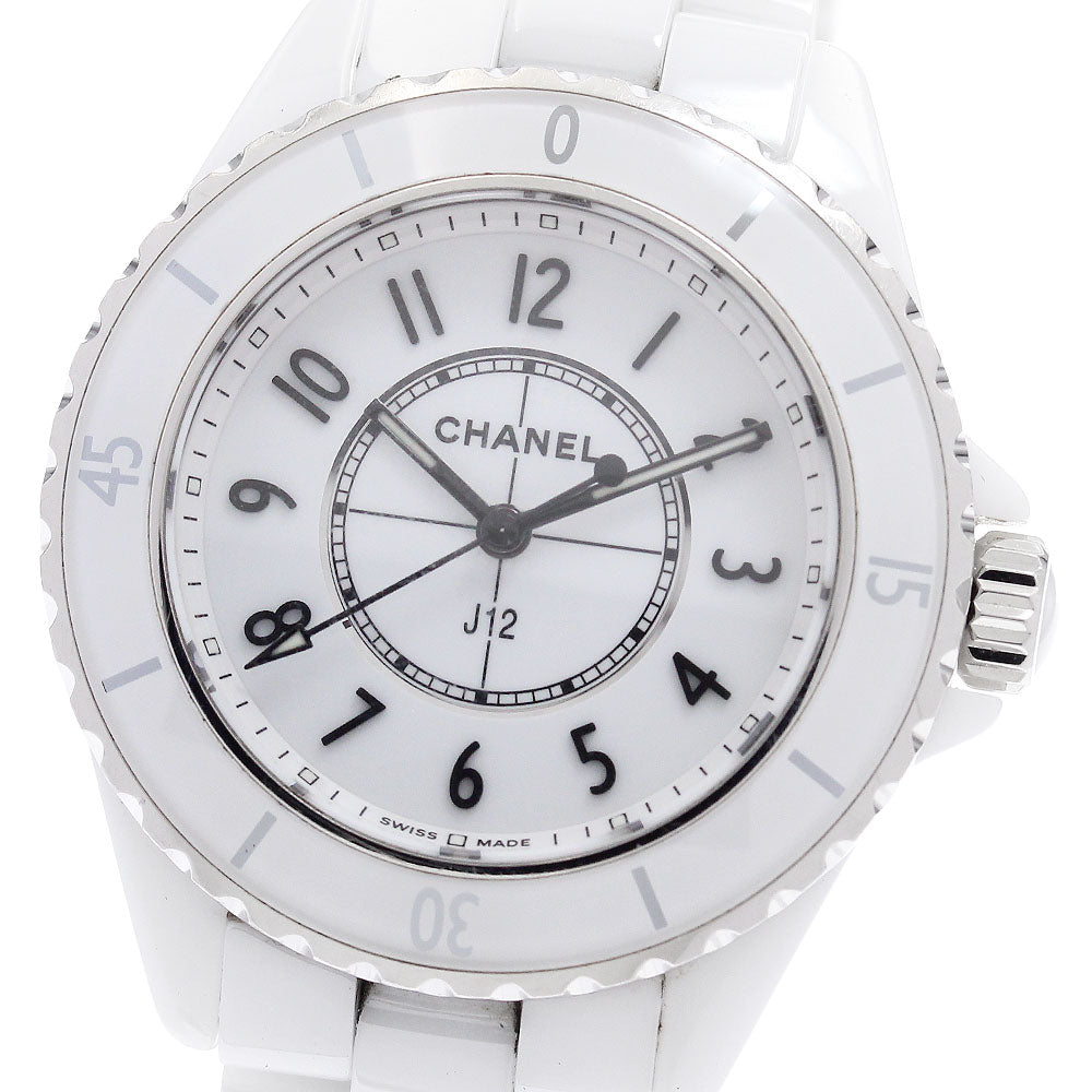 CHANEL H5698 J12 Caliber 12.2 White Ceramic Quartz Women's Watch with Warranty Card