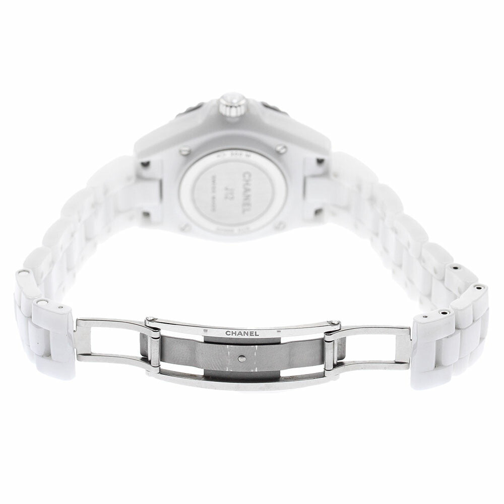 CHANEL H5698 J12 Caliber 12.2 White Ceramic Quartz Women's Watch with Warranty Card