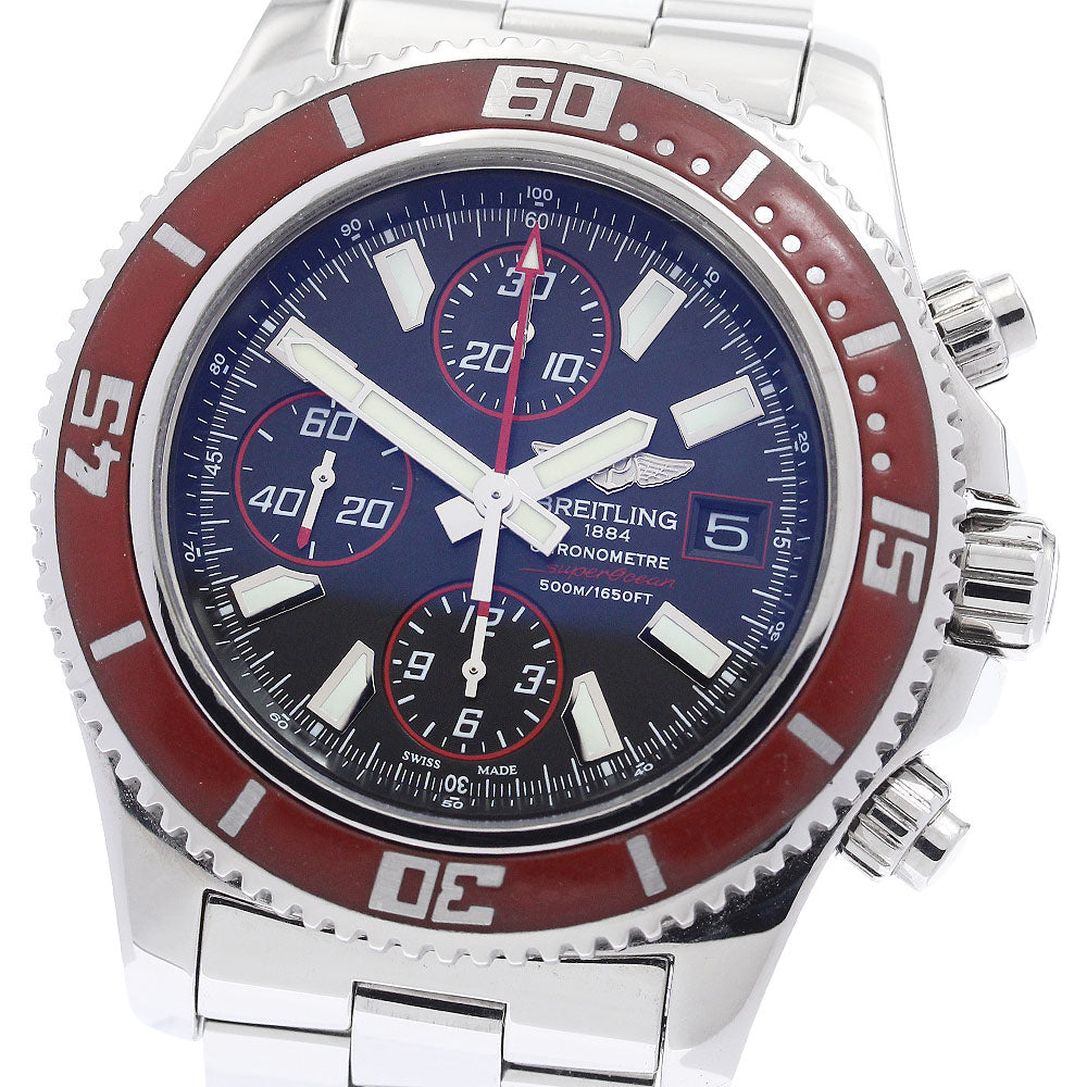 BREITLING A13341 Superocean Chronograph Limited Edition of 2000 Automatic Men's Watch with Warranty.
