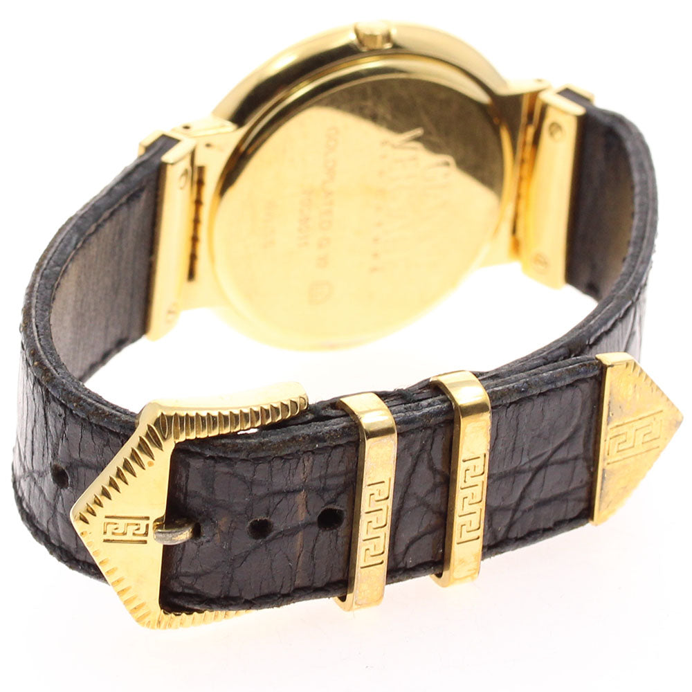 VERSACE 7008011 Medusa Coin Watch Quartz Men's (with inner box and warranty)