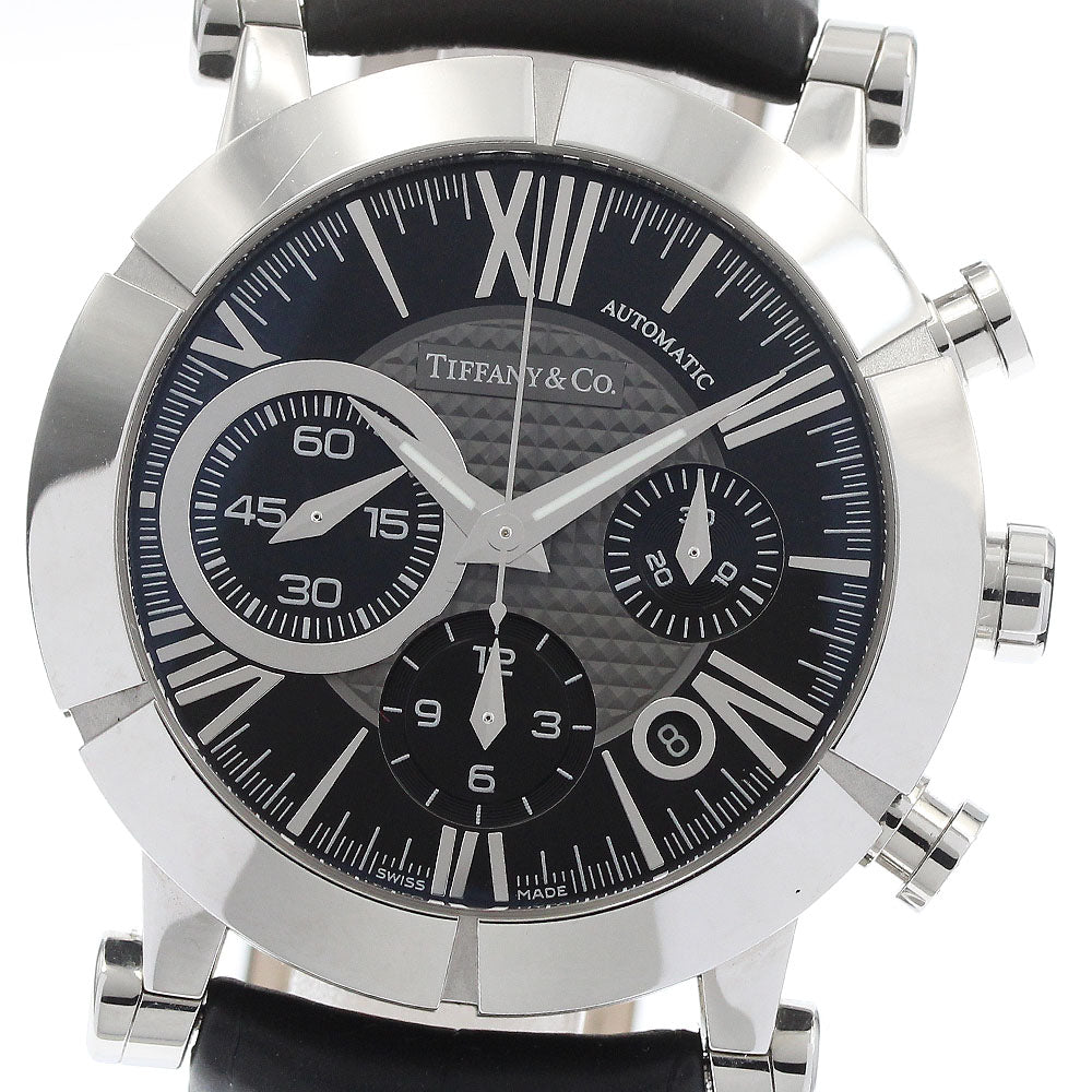TIFFANY&Co. Z1000.82.12A10A71A Atlas Gent Chronograph Date Automatic Men's Watch with Warranty