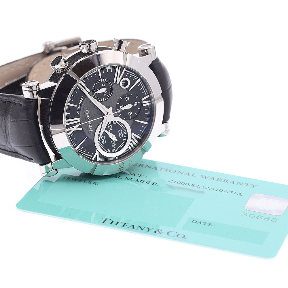 TIFFANY&Co. Z1000.82.12A10A71A Atlas Gent Chronograph Date Automatic Men's Watch with Warranty
