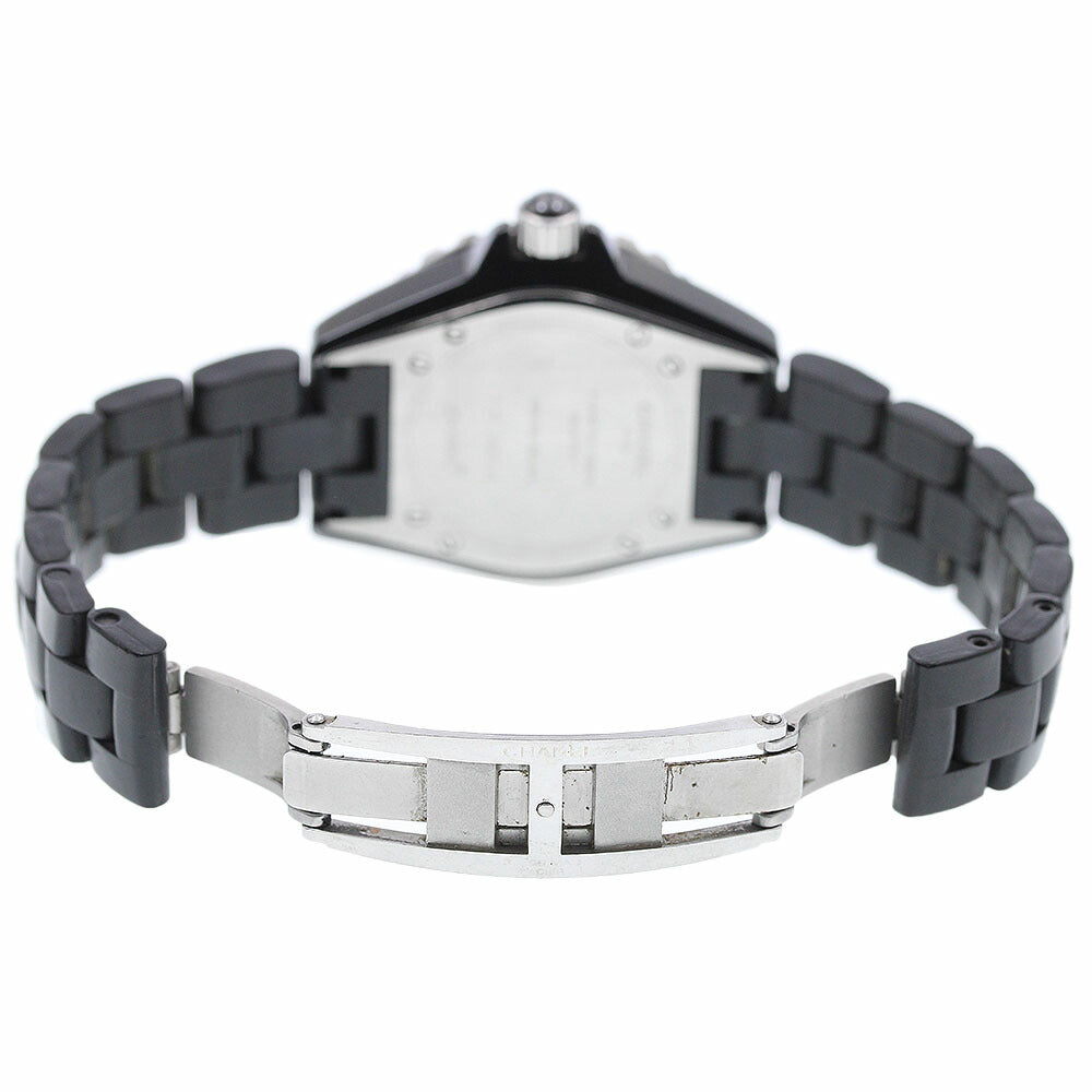 CHANEL H0681 J12 Black Ceramic Date Quartz Ladies Watch with Warranty Card