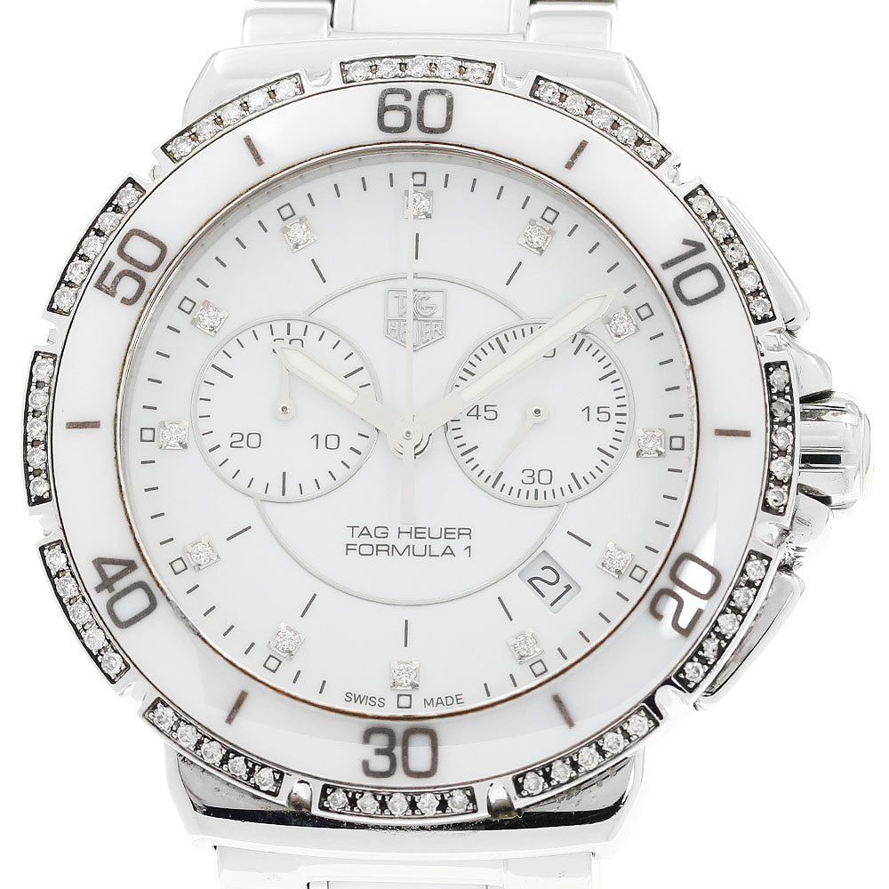 TAG Heuer CAH1213 Formula 1 Chronograph 12P Diamond Bezel Quartz Men's Watch