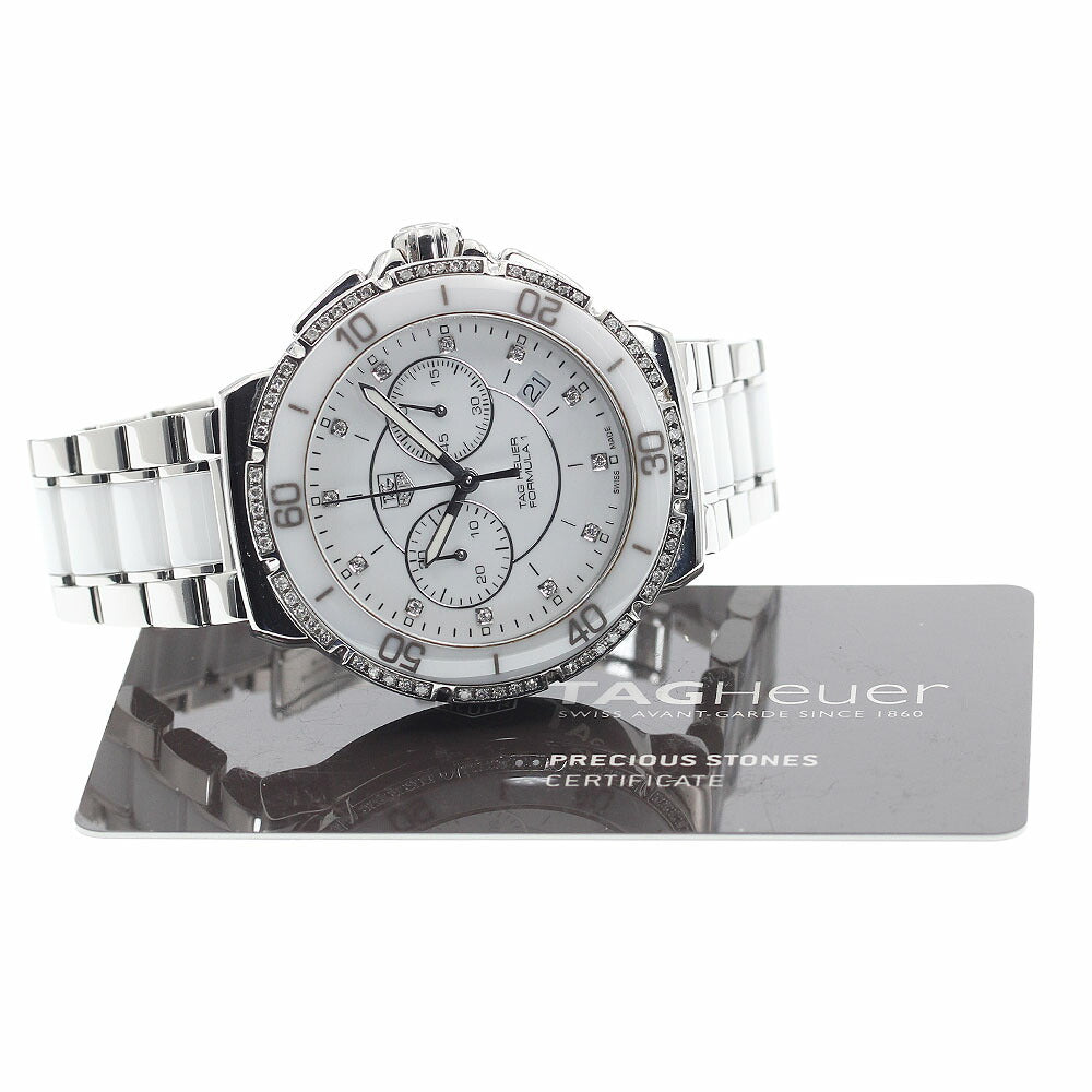 TAG Heuer CAH1213 Formula 1 Chronograph 12P Diamond Bezel Quartz Men's Watch
